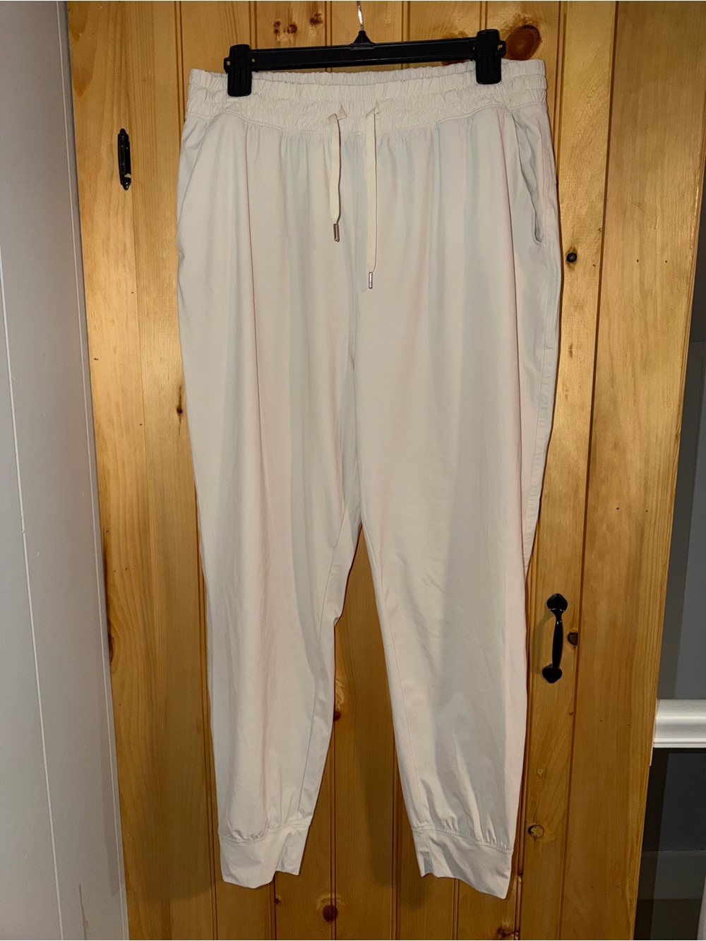 Go Dry Old Navy Women’s Joggers-Off white-Size Large